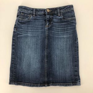 Kut from the Kloth Mini Denim Pencil Skirt Size 4